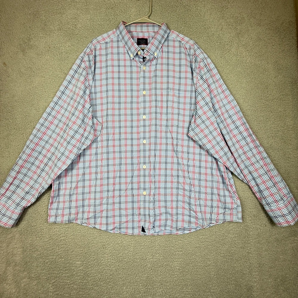UNTUCKit Mens XXX-Large Relaxed Fit‎ Scansano Plaid Button Down Shirt